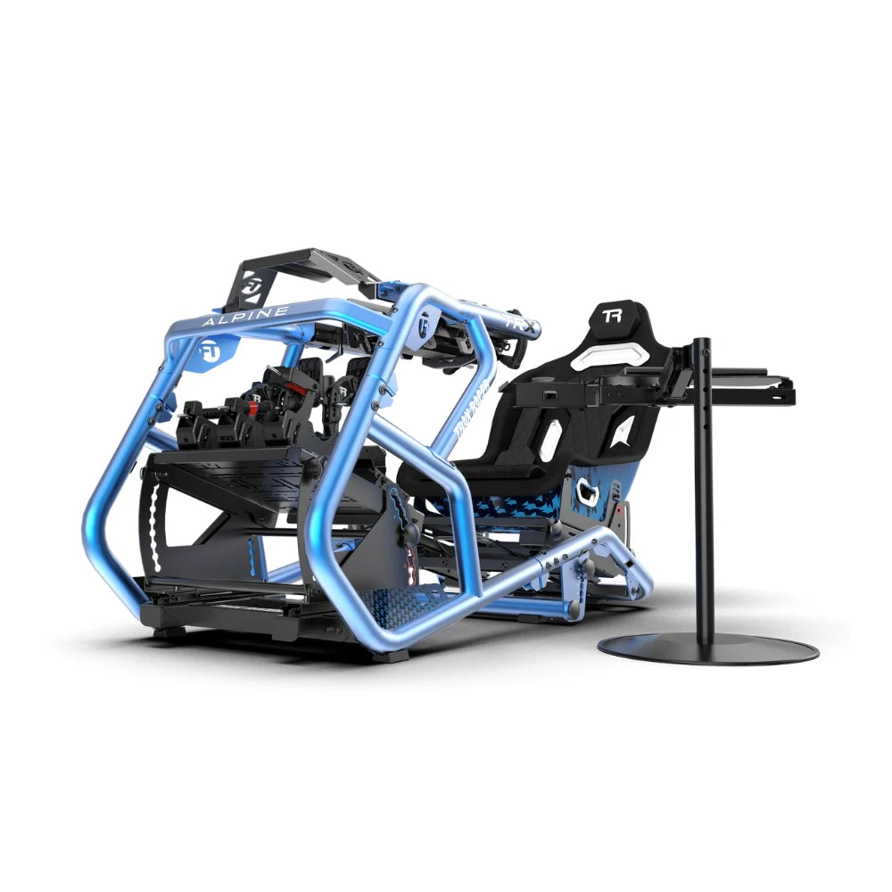 Adjustable Free-Standing Keyboard and Mouse Tray for Sim Racing on Player1 Sim Gear