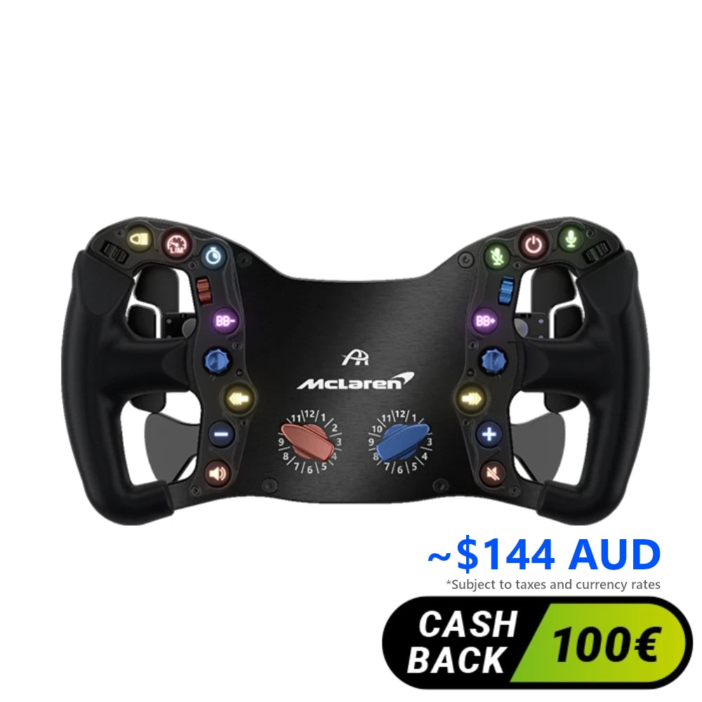 Ascher Racing McLaren Artura Pro (USB Model) Sim Racing Wheel on Player1 Sim Gear