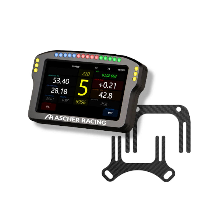 Ascher Racing Dashboard - 5" Touchscreen for sim racing on Player1 Sim Gear