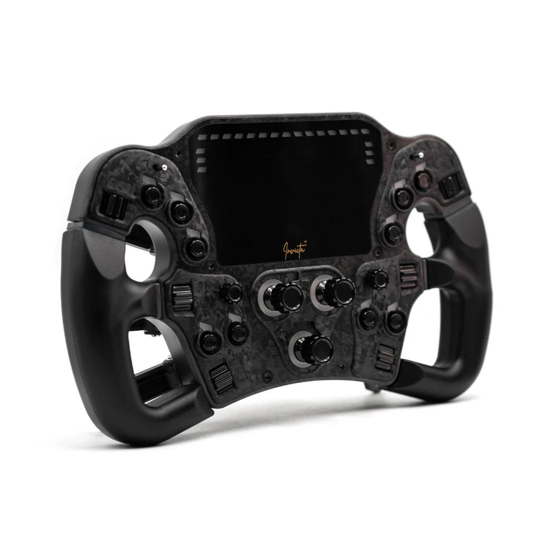 Asetek Invicta GT Formula Sim Racing Wheel - Closed D - Stealth Purple on Player1 Sim Gear