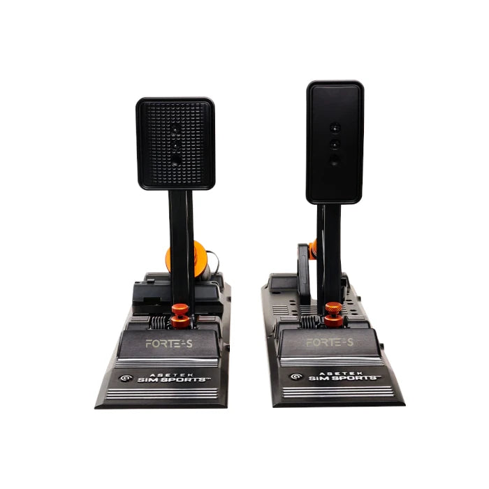 Asetek Forte S Series 2 Pedal set of sim racing pedals on Player1 Sim Gear