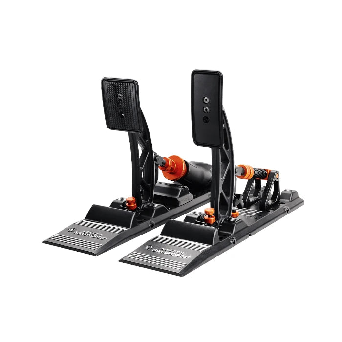 Asetek Forte S Series 2 Pedal set of sim racing pedals on Player1 Sim Gear