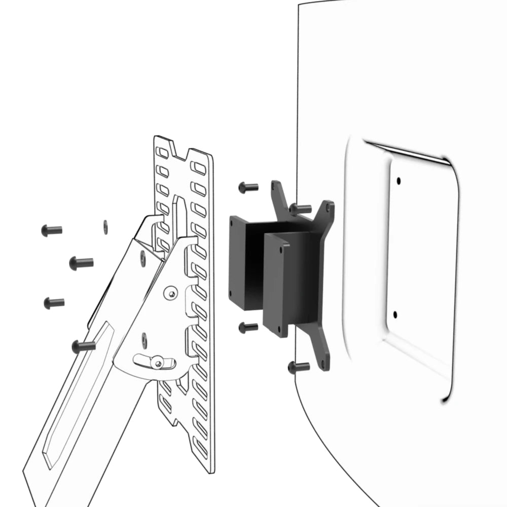 Conspit FP-Lite Monitor bracket on Player1 Sim Gear