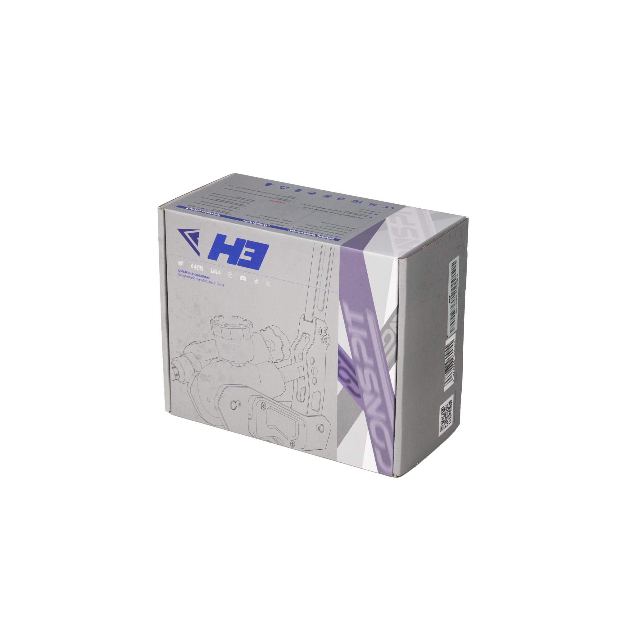 Conspit H3 hydraulic rally and drifting handbrake on Player1 Sim Gear