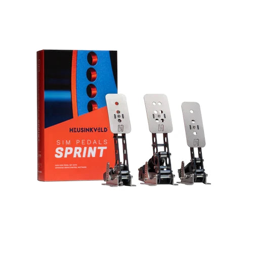 Heusinkveld Sprint 3 Pedal Set Black Sim Racing pedals on Player1 Sim Gear