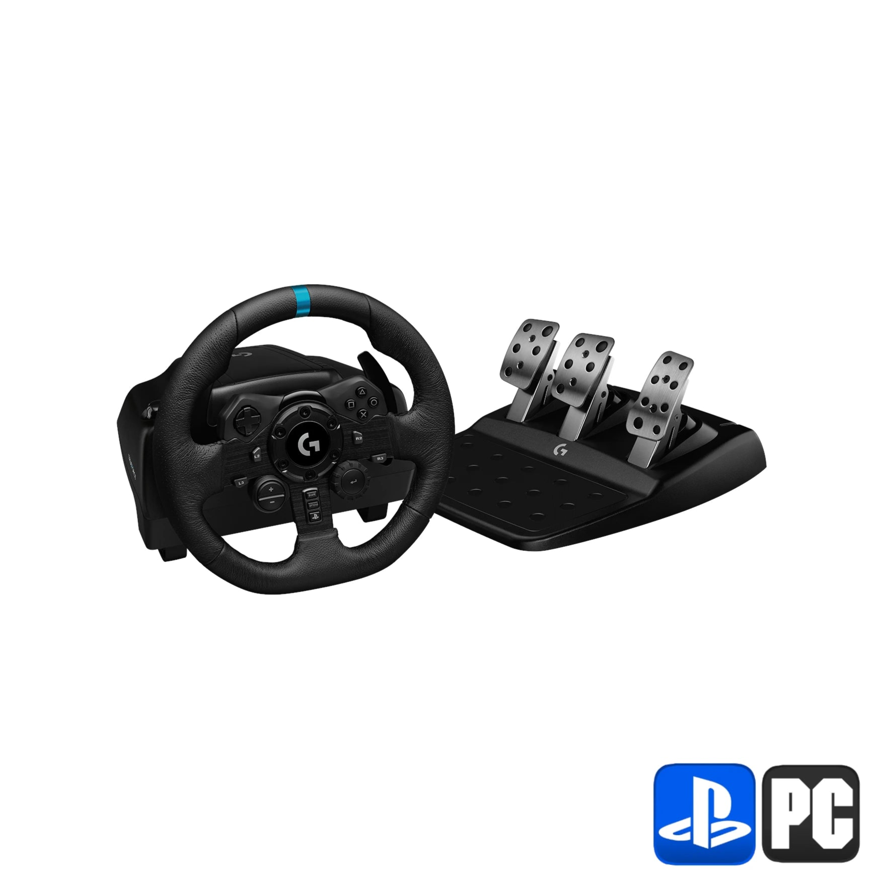 Logitech G923 TRUEFORCE Racing Wheel and Pedals for PlayStation (PS5/4/3) & PC