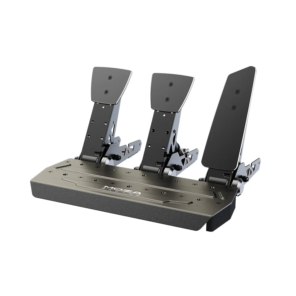 Moza R9 Drifter Bundle on Player1 Sim Gear for Sim Racing. Moza R9 wheel base, CSV2P wheel, SRP Load Cell pedals, Moza HBP Handbrake.