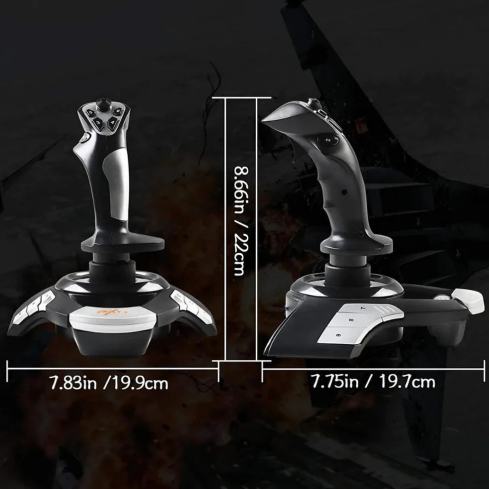 PXN-F16 Flight Joystick for PC-Blackfor Sim Racing on Player1 Sim Gear