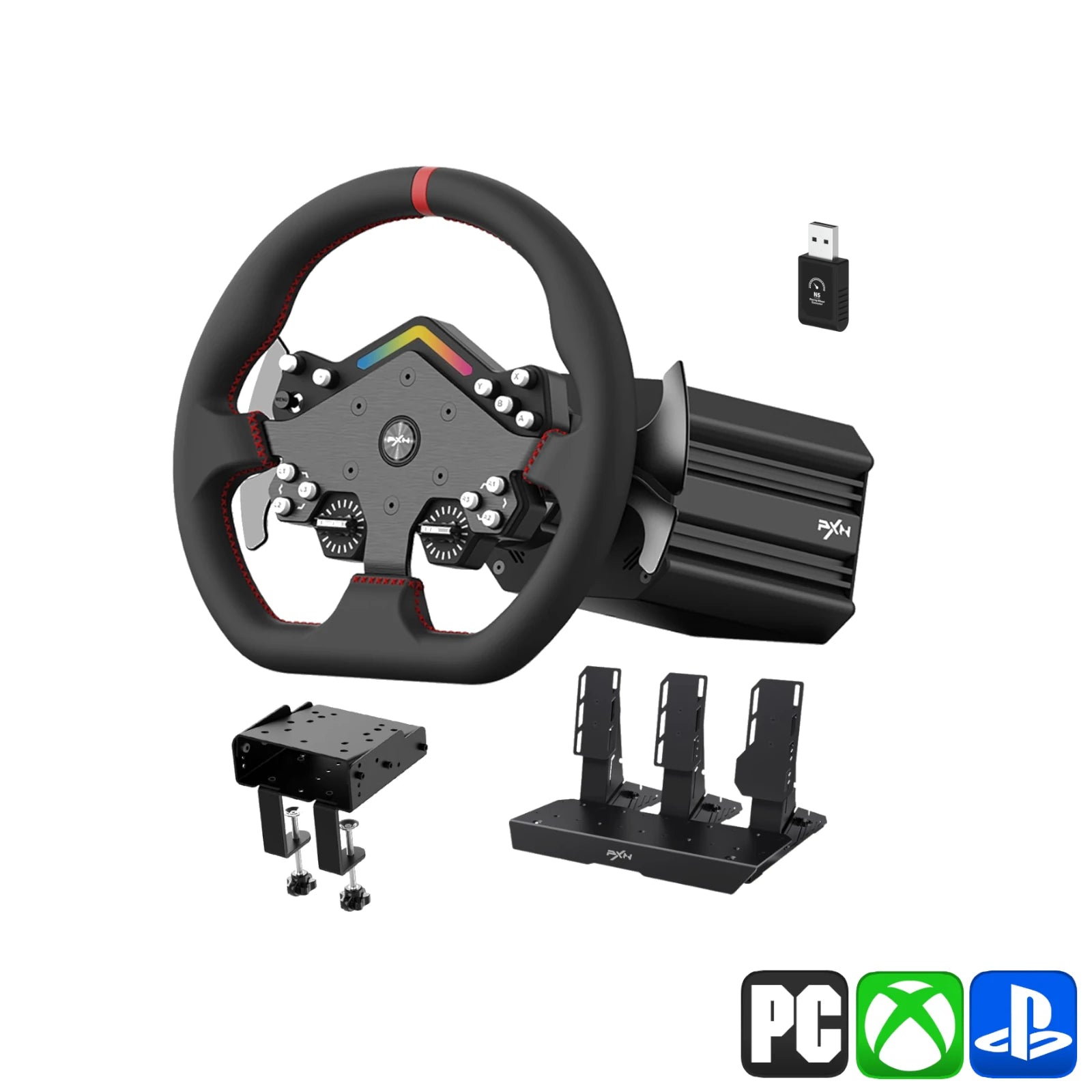 PXN V12 Lite Direct Drive Racing Bundle – Player1 Sim Gear