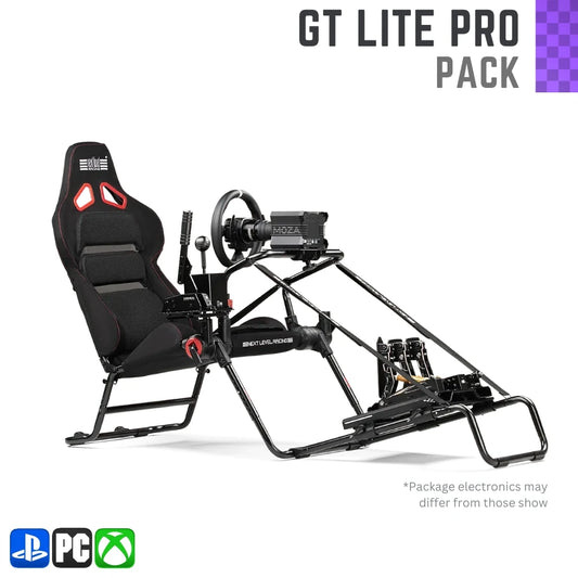 Player1 Sim Gear GTLite Pro Pack Sim Racing Wheels Pedal and Cockpit Package on Player1 Sim Gear