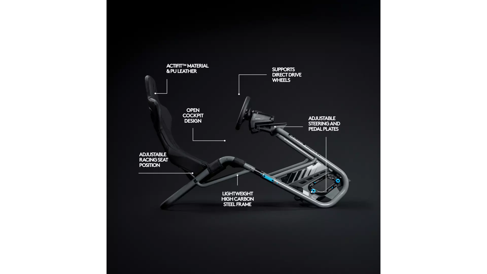 Playseat Trophy Logitech G Edition Sim Racing Chair or Cockpit on Player1 Sim Gear