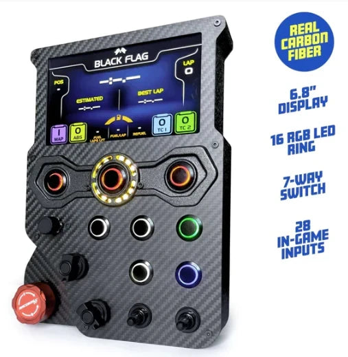 Racebox GT-LM Carbon Fiber sim racing Button Box