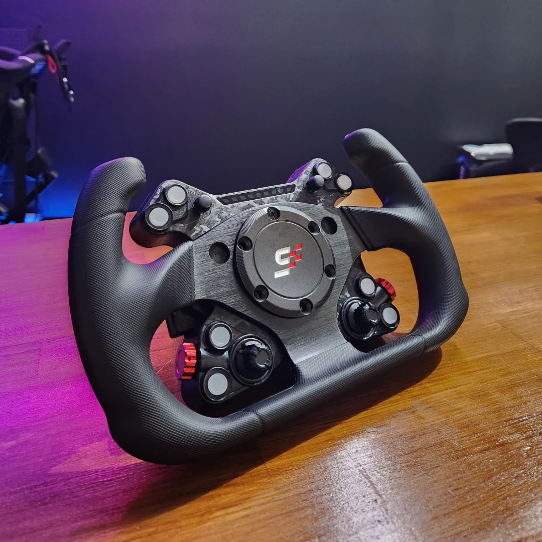 Cube Controls - GT Zero Rubber Rim + Simagic NeoX Wheel Hub on Player1 Sim Gear
