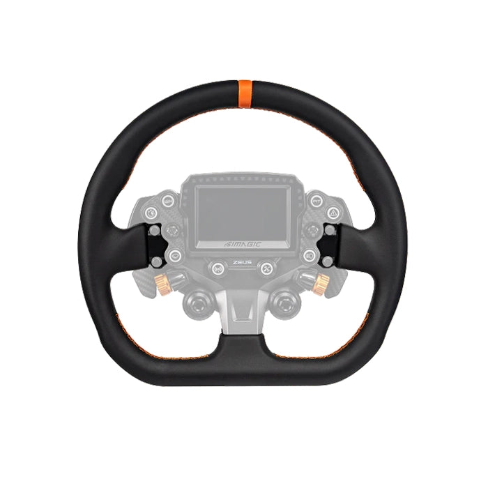 Simagic Zeus Sport Replacement Rim - 320CD D-Shape (Leather)
