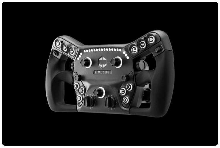 Simucube Savu Pro Wheel GT Style Steering Wheel on Player1 Sim Gear