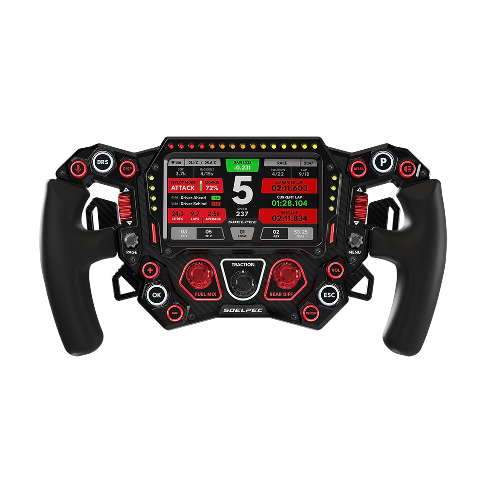 Soelpec Spectra XR Sim Racing Steering Wheel on Player1 Sim Gear Australia
