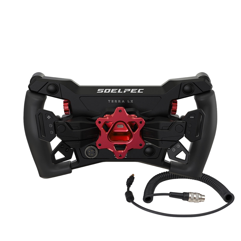 Soelpec Terra LX Sim Racing Wheel on Player1 Sim Gear Australia