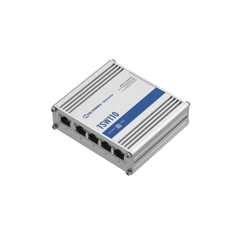 Teltonika TSW110 5 Port Gigabit Switch (Simucube Link Hub Expansion Switch) on Player1 Sim Gear
