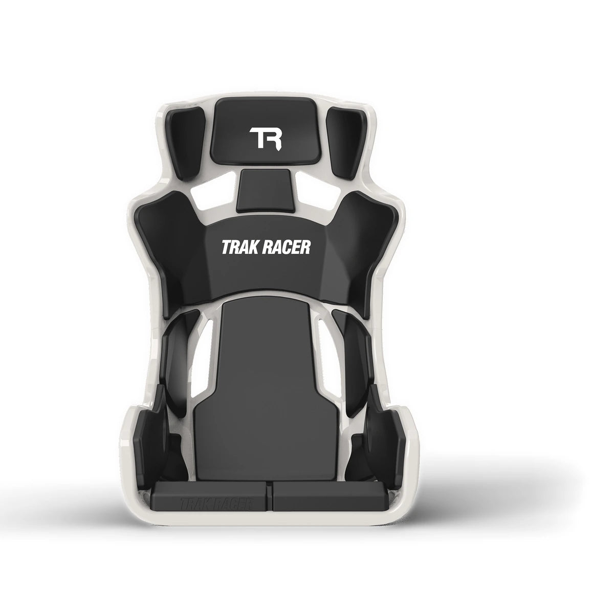 Trak Racer GT Style TR Series fibreglass seat, grey, straight front view