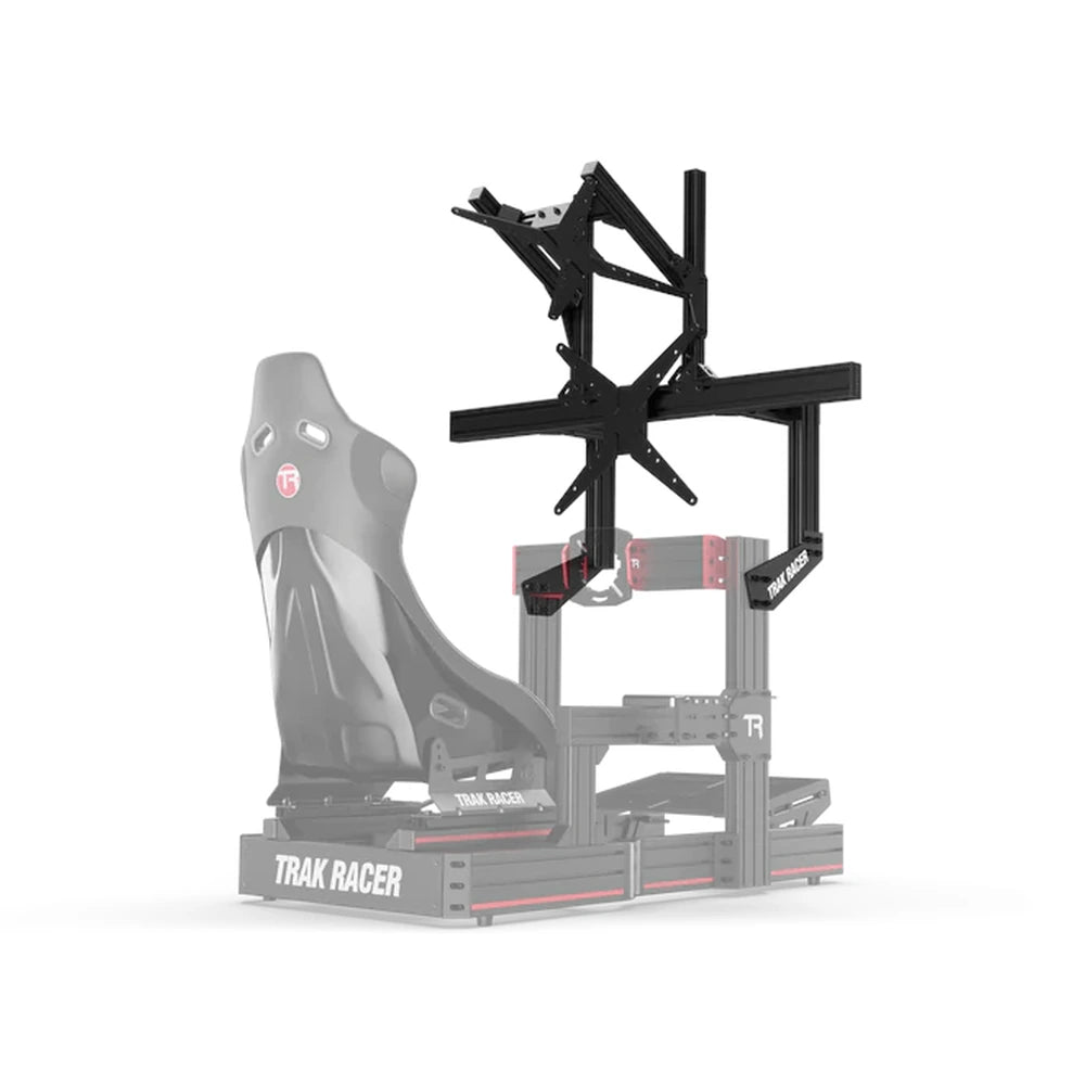 Trak Racer Large Cockpit-Mounted Dual Monitor Stand - 1200mm / 47.25" Wide
