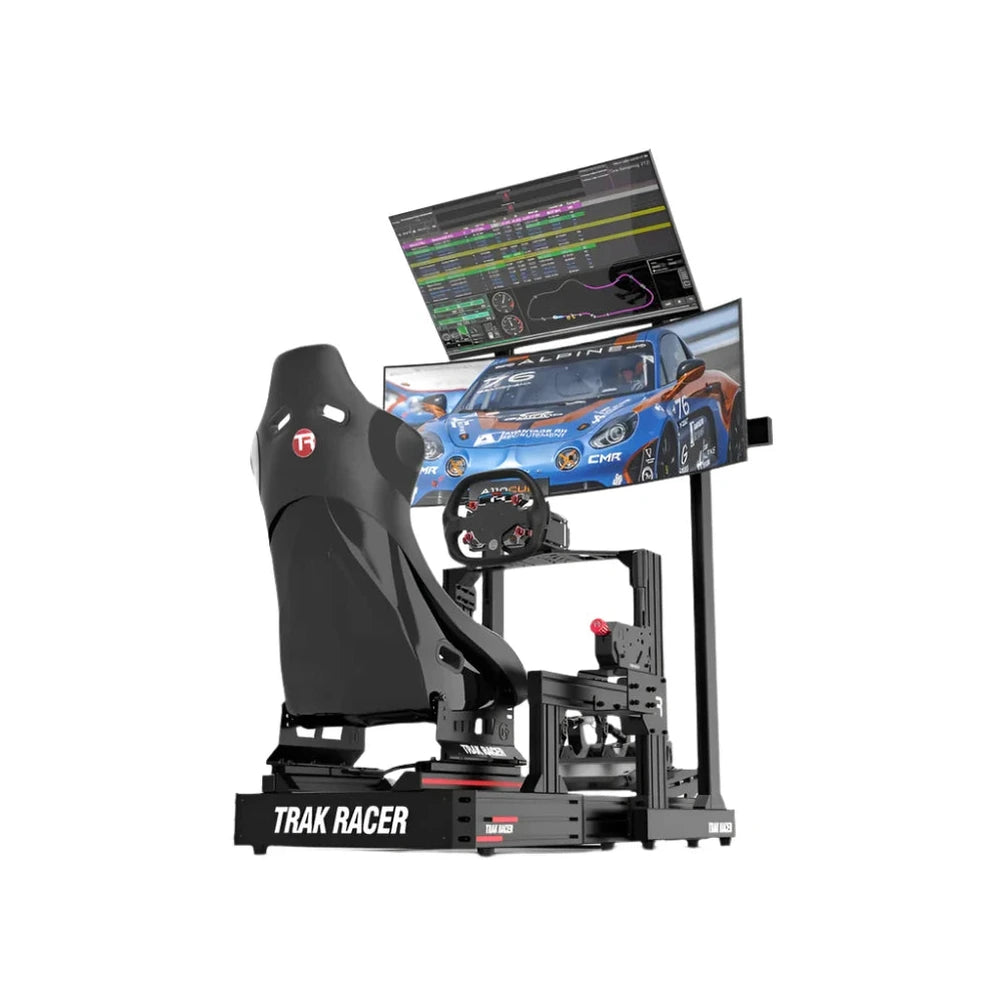 Trak Racer Large Freestanding Dual Monitor Stand - 1200mm / 47.25" Wide