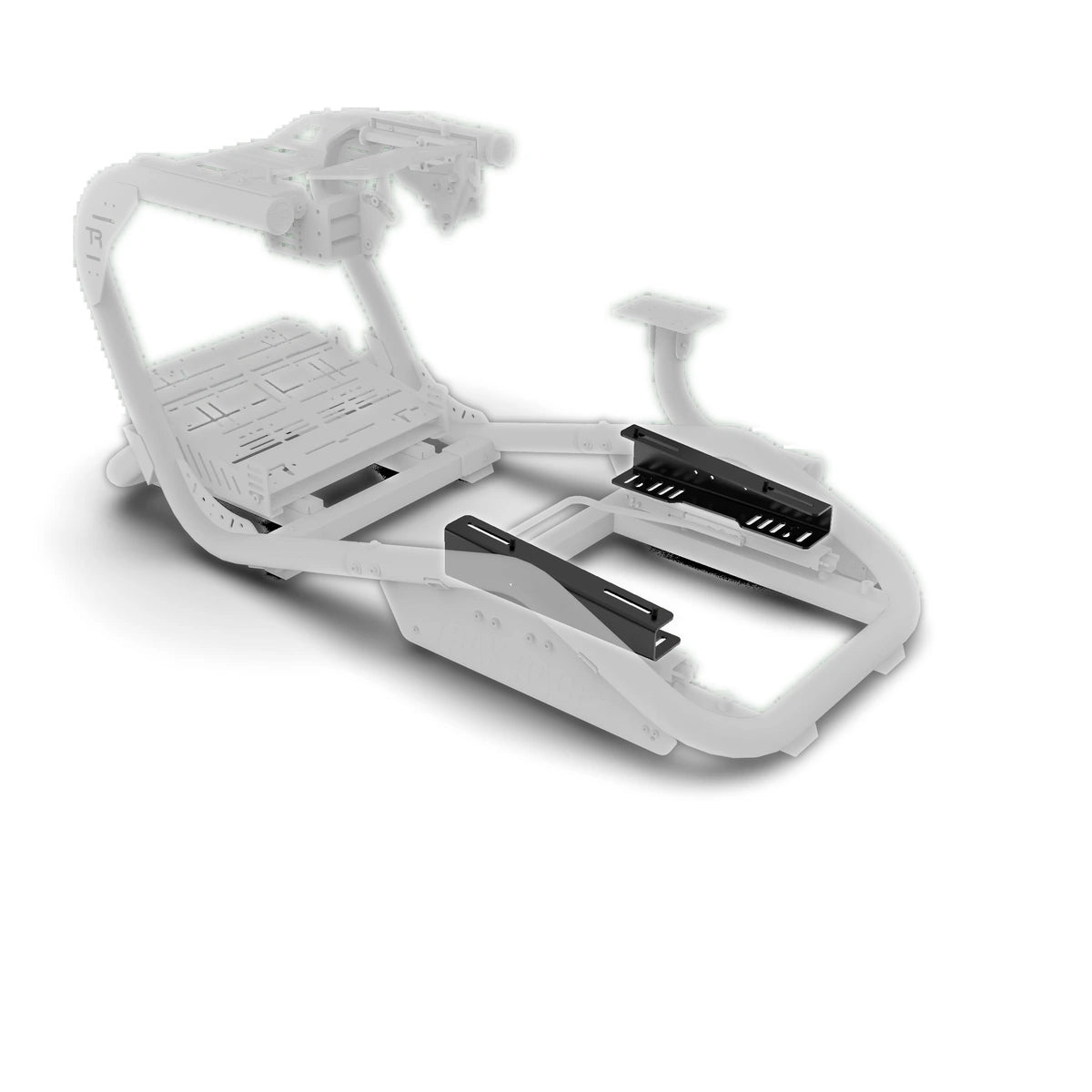 Trak Racer RE2 seat on recliner brackets, rear left