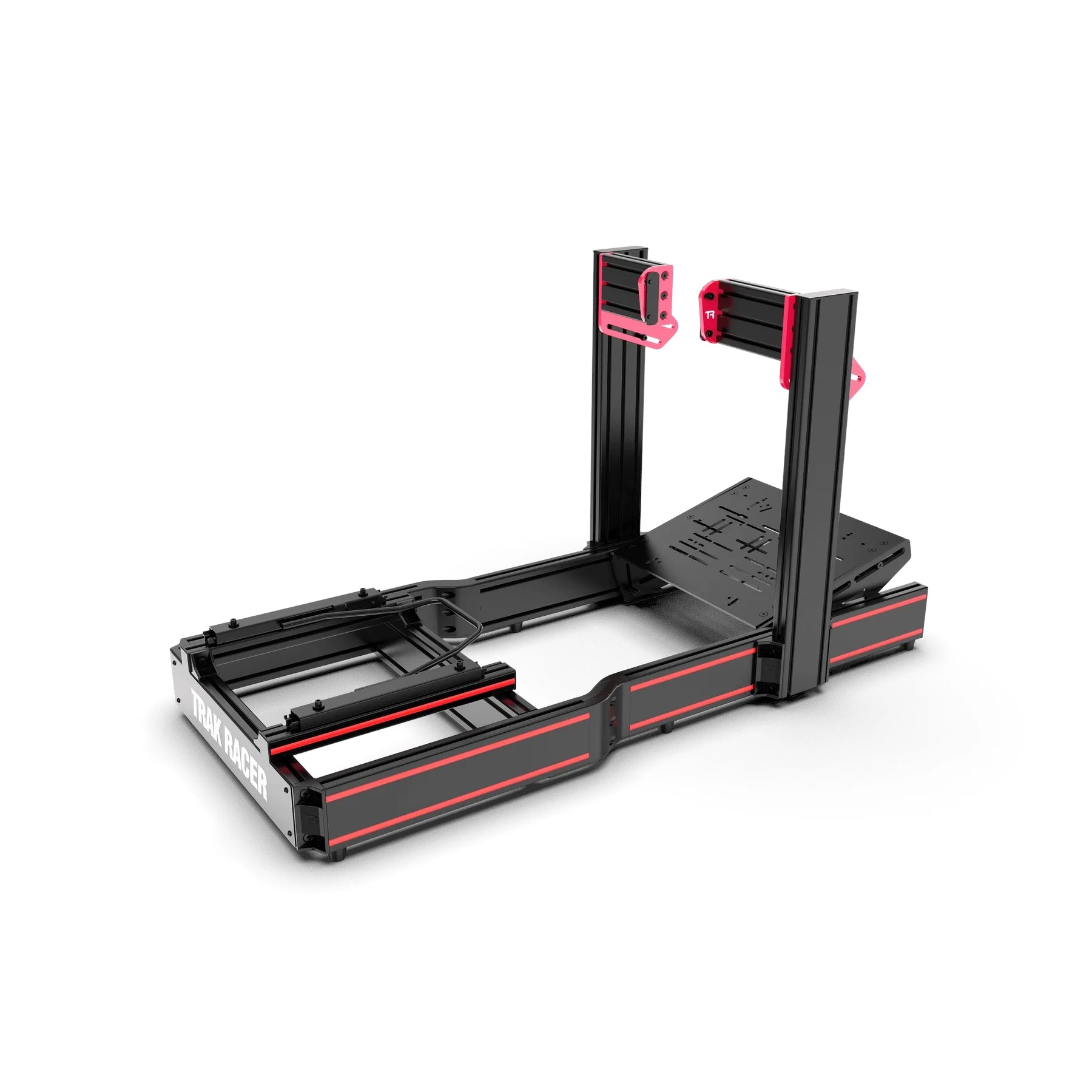 Trak Racer TR120S V2 with a Fanatec wheelbase on the TR One wheel mount and pre-drilled pedal plate