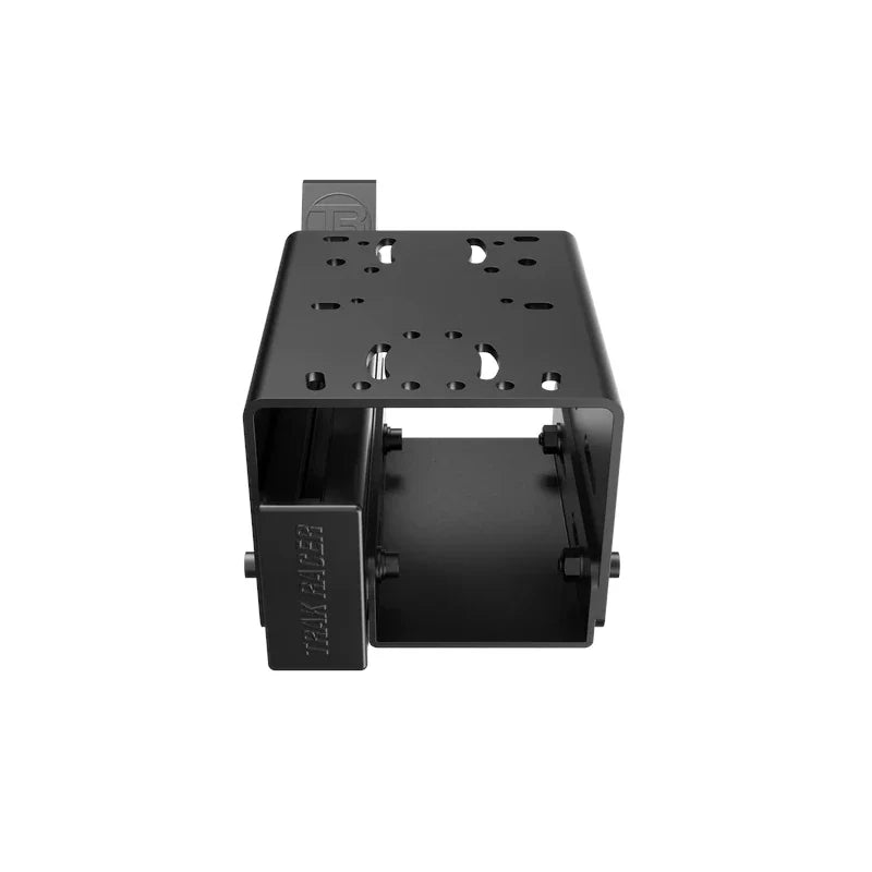 Trak Racer Universal Short Drifting Shifter Mount, front view with the 240mm profile clamp hardware visible