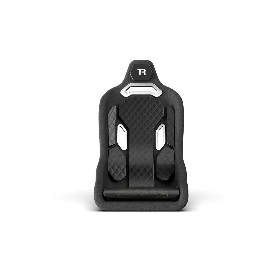 Trak Racer TRX Hybrid fibreglass racing seat, black, straight front view