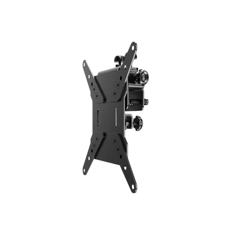 Variable Adjustment Vesa Adapter Kit for Monitors, single adapter front three-quarter view showing the tilt mechanism and thumbscrews