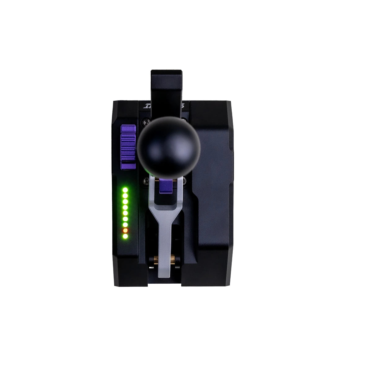Conspit CHS dual-mode shifter top-down view of the nine RGB LEDs and mode slider