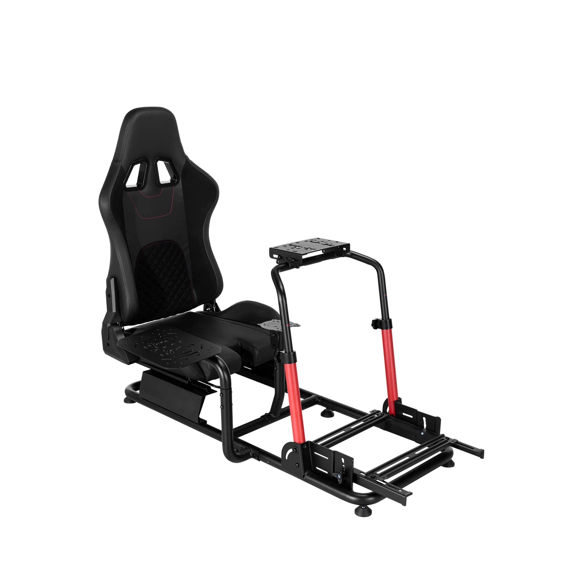 Playmax Flight Simulation Chair and Stand, side plates and centre plate for a joystick and throttle