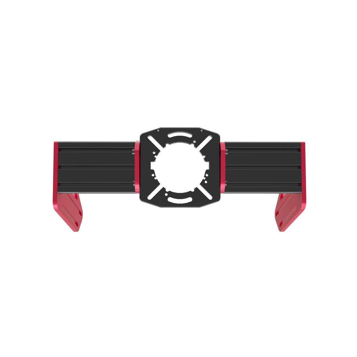 Trak Racer TR-One V3 front mount kit for Simucube and VRS, front view of the universal direct drive mounting plate