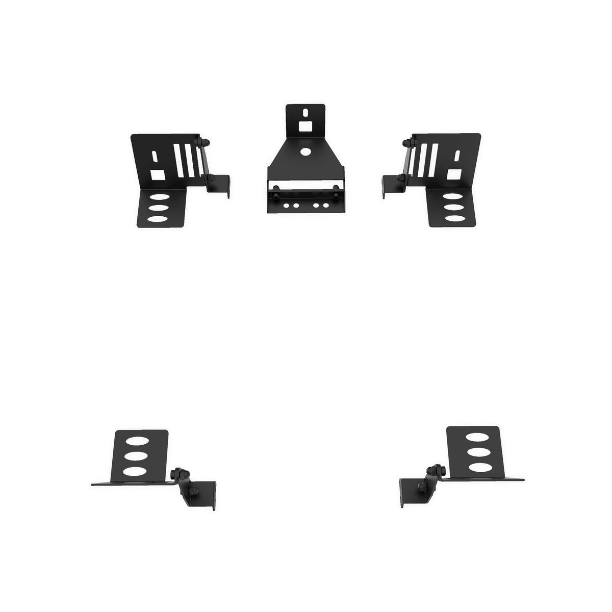 Trak Racer 5-speaker mount kit for Alpine Racing TRX, five matte black laser-cut steel speaker brackets