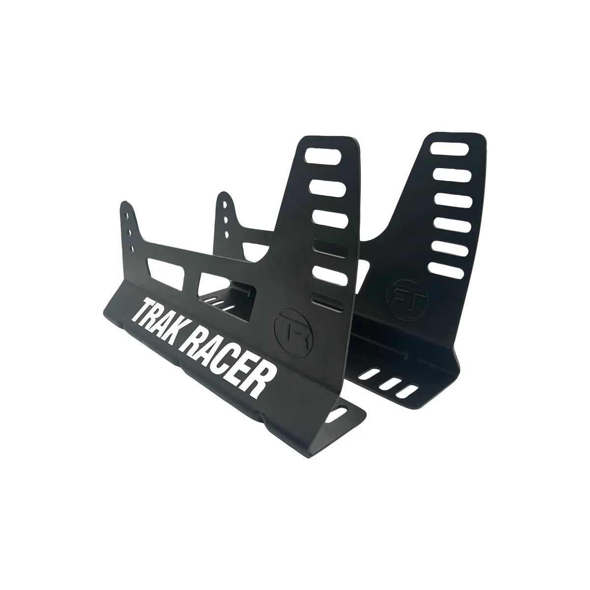 Trak Racer GT Pro fibreglass seat mounting brackets, pair, angled view