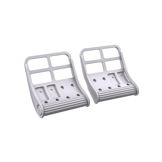 VIRPIL R1-FALCON footplates, left and right pair of all-metal half-foot combat pedal plates