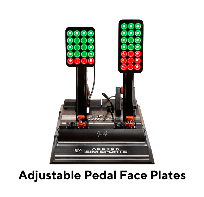 Asetek Invicta Brake & Throttle, Pedals, Asetek, Asetek, Pedals, Racing Gear, Player1 Sim Gear, , Racing and Flight Sim Gear