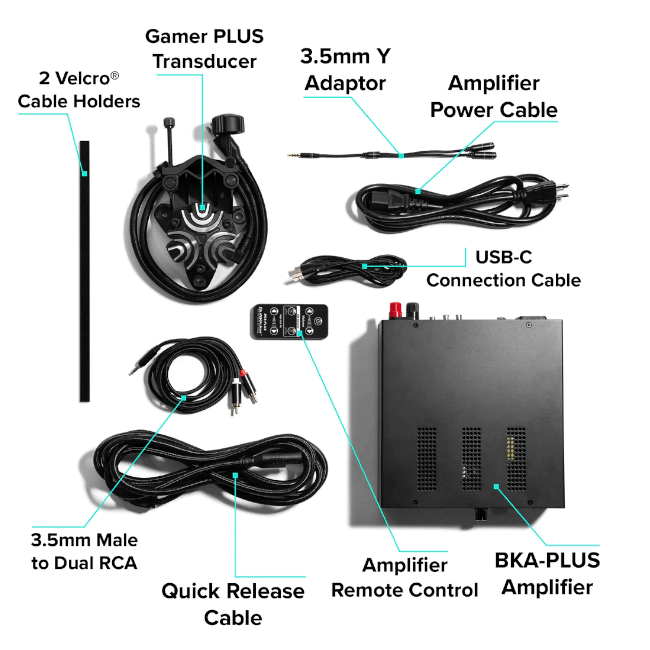 ButtKicker Gamer PLUS, Haptic Hardware, ButtKicker, ButtKicker, New Release, Racing Gear, Rig, Player1 Sim Gear, , Racing and Flight Sim Gear