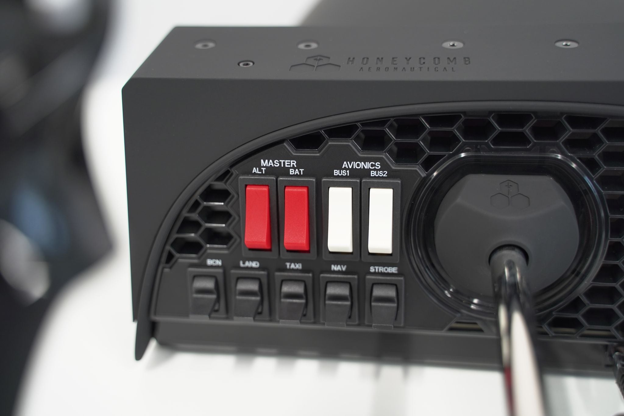 Honeycomb Alpha Yoke & Switch Panel, Flight Accessories, Honeycomb, Flight Controls, Flight Rig Accessories, Honeycomb, Player1 Sim Gear, , Racing and Flight Sim Gear