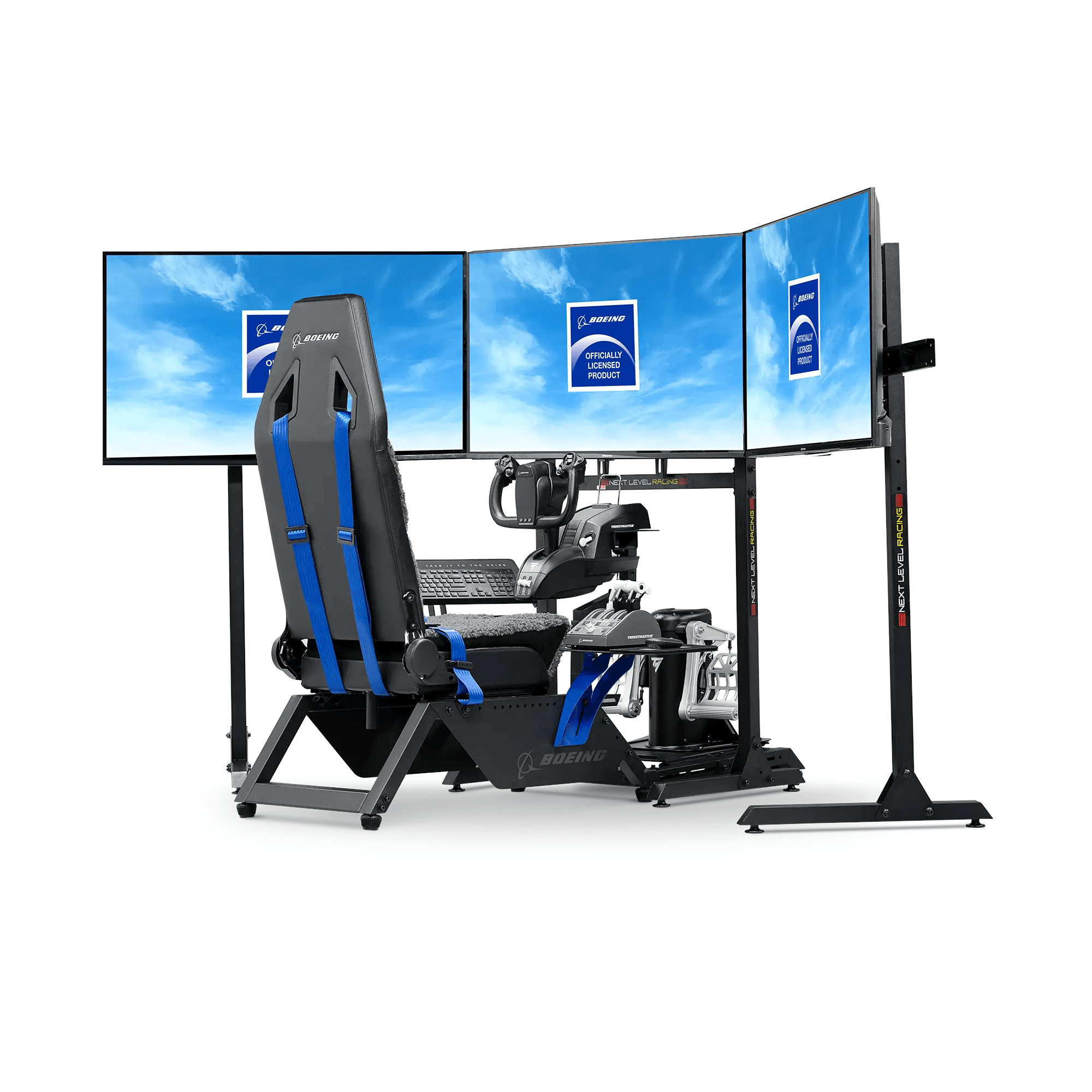 Next Level Racing Flight Simulator: Boeing Commercial Edition, Flight Cockpit, Next Level Racing, Flight Cockpit, New Release, Next Level, Racing Gear, Rig, Player1 Sim Gear, , Racing and Flight Sim Gear
