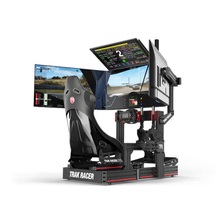 Trak Racer Cockpit-Mounted Quad Monitor Stand - up to 45" Displays, Monitor Stand, Trak Racer, monitor stand, Racing Gear, Trak Racer, Player1 Sim Gear, , Racing and Flight Sim Gear