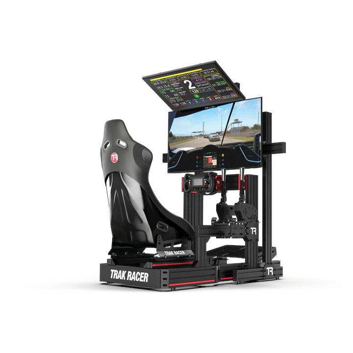 Trak Racer Freestanding Dual Monitor Stand - up to 80" Displays, Monitor Stand, Trak Racer, monitor stand, Racing Gear, Trak Racer, Player1 Sim Gear, , Racing and Flight Sim Gear