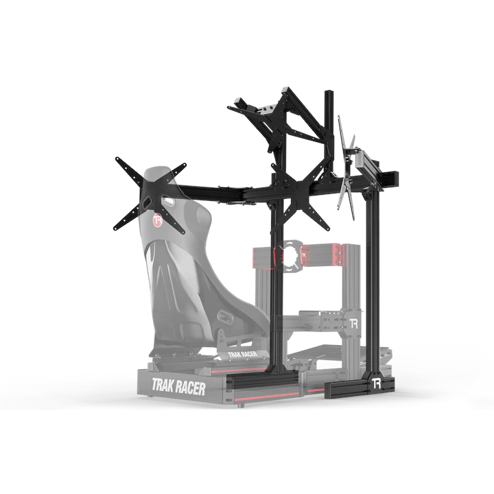 Trak Racer Freestanding Quad Monitor Stand - up to 45" Displays, Monitor Stand, Trak Racer, monitor stand, Racing Gear, Trak Racer, Player1 Sim Gear, , Racing and Flight Sim Gear