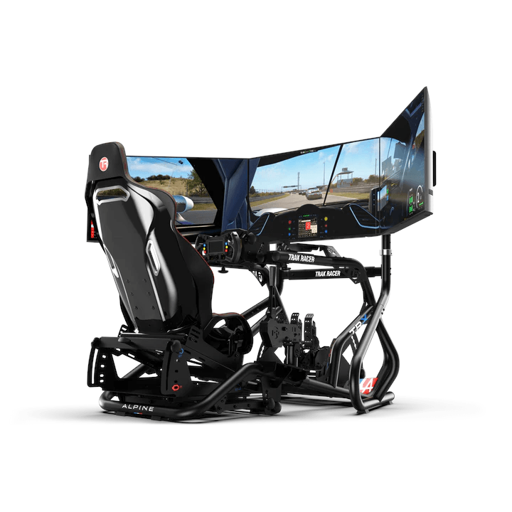 Trak Racer Freestanding Triple Monitor Stand - 32" to 45" Displays (tubular), Monitor Stand, Trak Racer, monitor stand, Racing Gear, Trak Racer, Player1 Sim Gear, , Racing and Flight Sim Gear