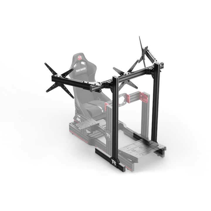 Trak Racer Freestanding Triple Monitor Stand - up to 45" Displays, Monitor Stand, Trak Racer, monitor stand, Racing Gear, Trak Racer, Player1 Sim Gear, , Racing and Flight Sim Gear
