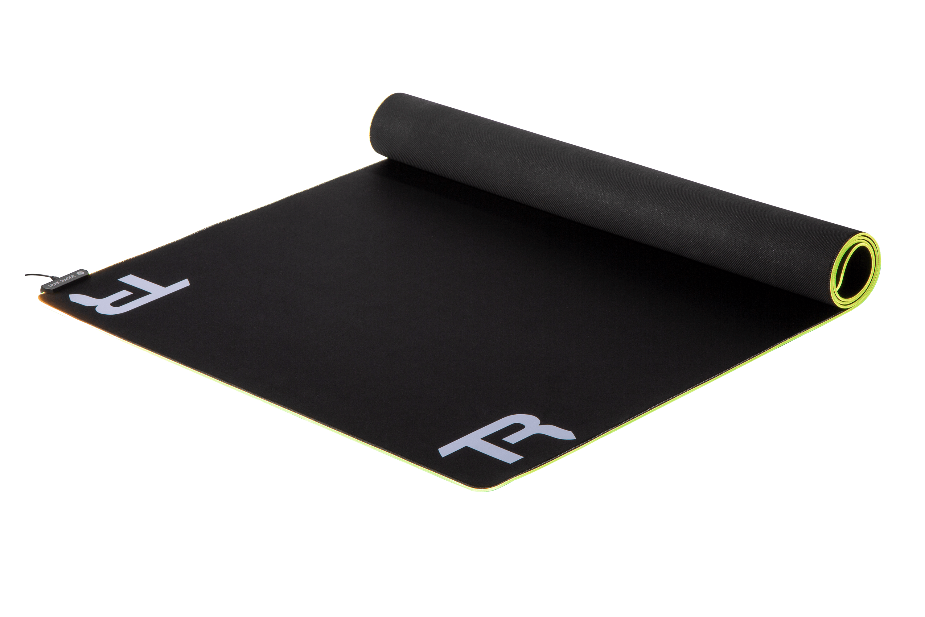 Premium Neoprene Sim Racing Floor Mat with RGB Neon LED Lighting