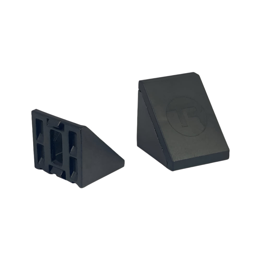 40mm 8mm Slot Aluminium Corner Bracket & Cap  for Sim Racing on Player1 Sim Gear