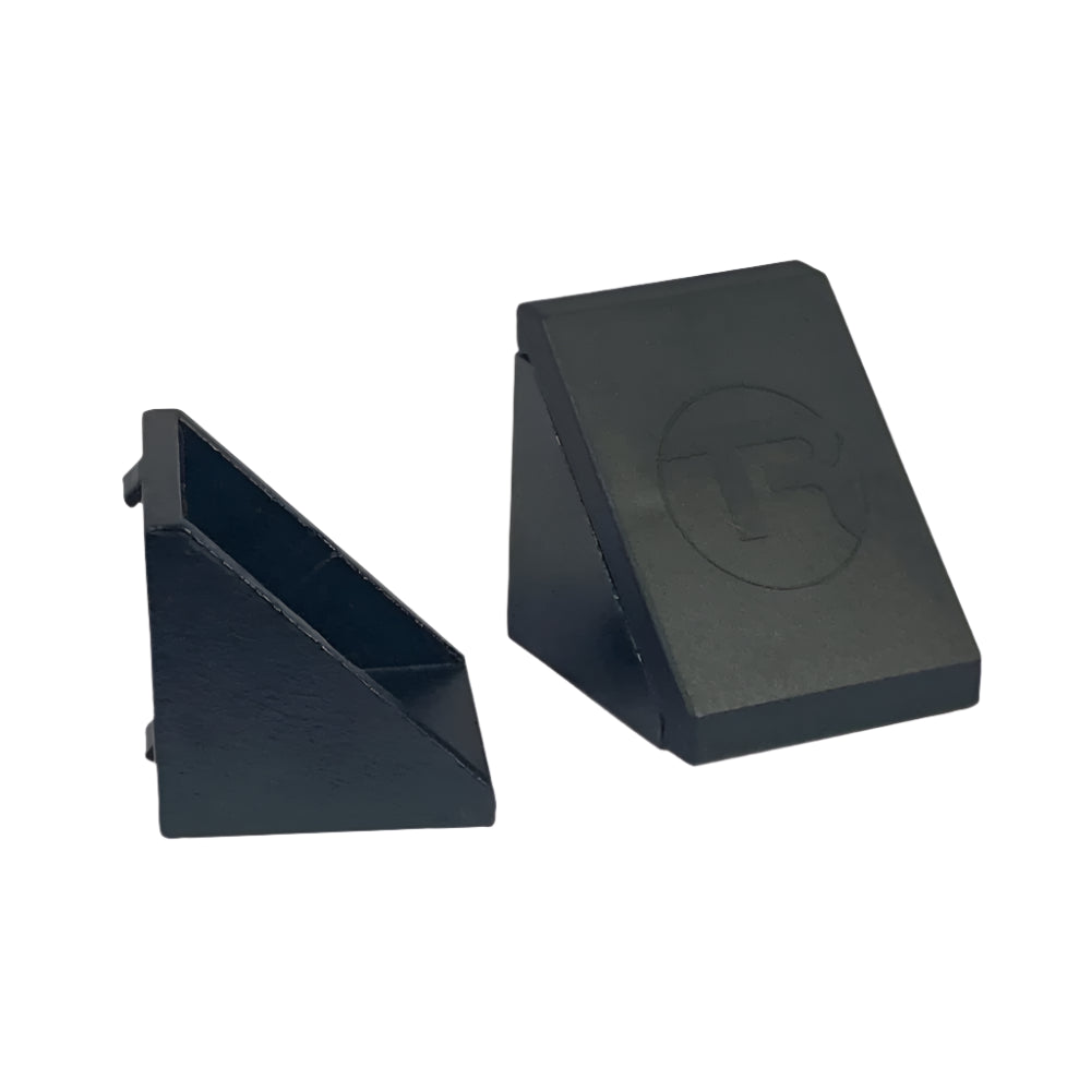 40mm 8mm Slot Aluminium Corner Bracket & Cap  for Sim Racing on Player1 Sim Gear