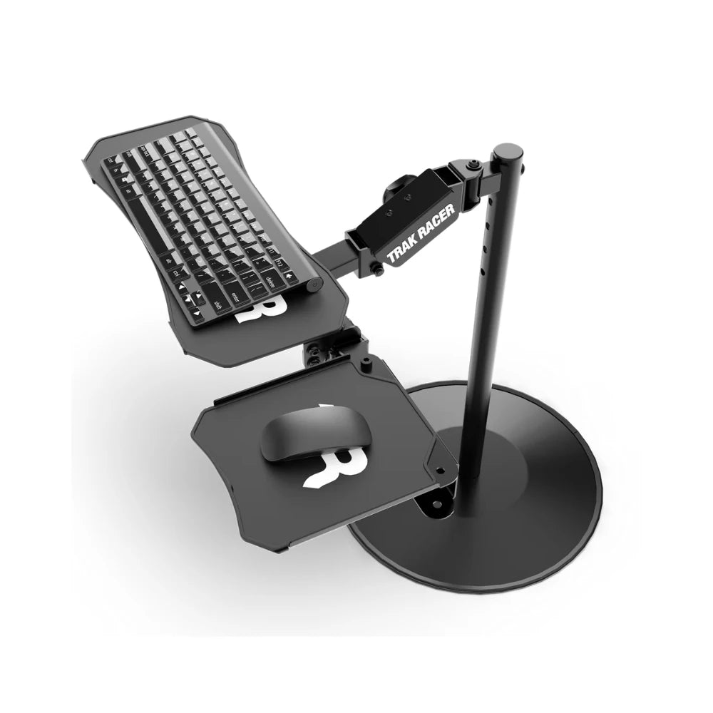 Adjustable Free-Standing Keyboard and Mouse Tray for Sim Racing on Player1 Sim Gear