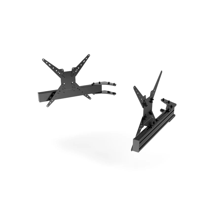 Aluminium Add-on Arms for Triple Monitor Stand with VESA Mounts  for Sim Racing on Player1 Sim Gear